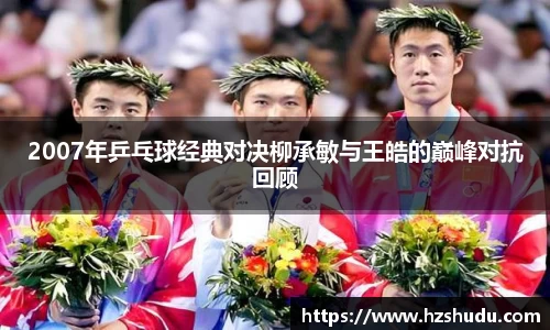 2007年乒乓球经典对决柳承敏与王皓的巅峰对抗回顾